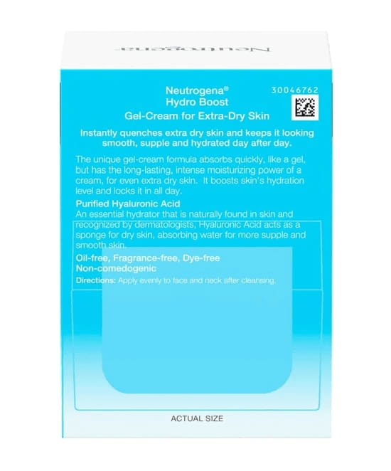 Neutrogena® Hydro Boost Gel-Cream with Hyaluronic Acid for Dry Skin 48 gram USA VERSION AUTHENTIC