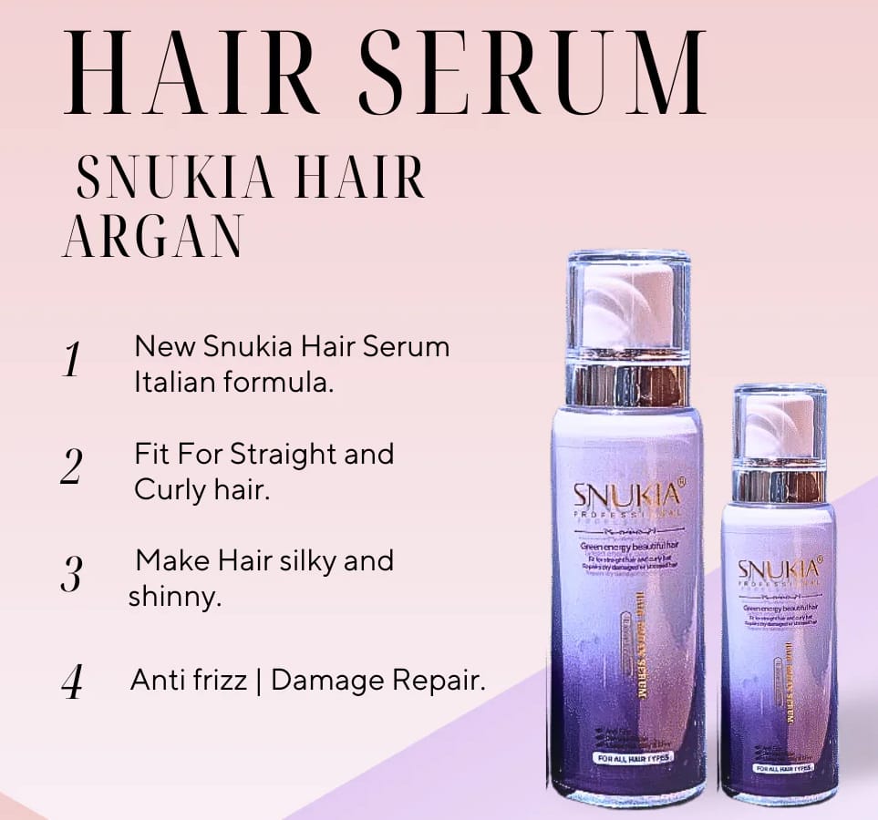 Snukia Argan Hair Serum AUTHENTIC